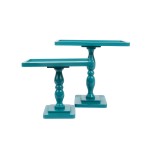 Suporte Laca Turquesa Retangular M